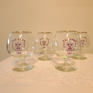 New brandy snifters, lot of 4